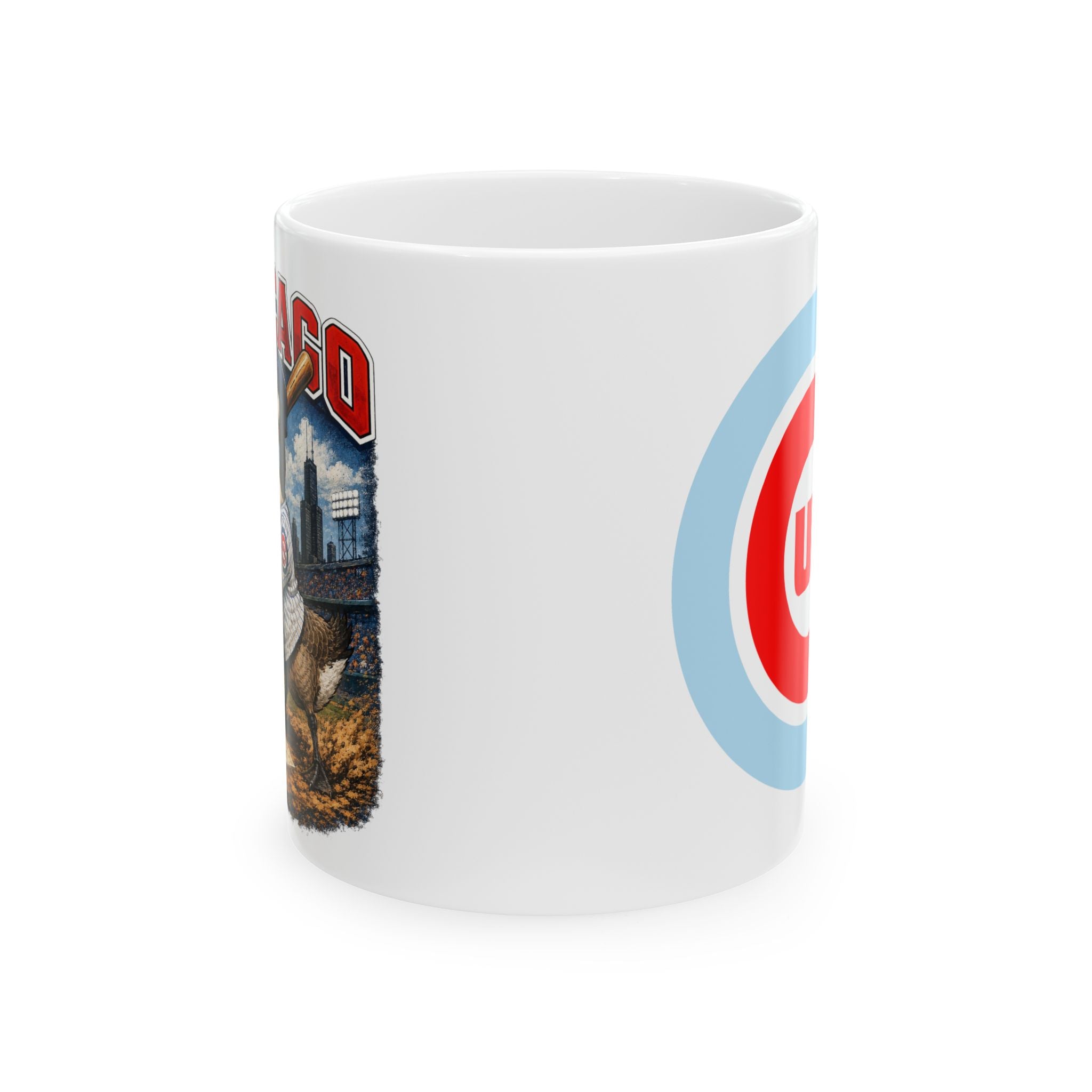 Chicago Cubs Vintage Travel Ceramic Mug
